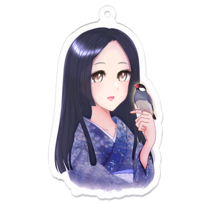 アクリルキーホルダー（コーティング） - 70 x 70 (mm)