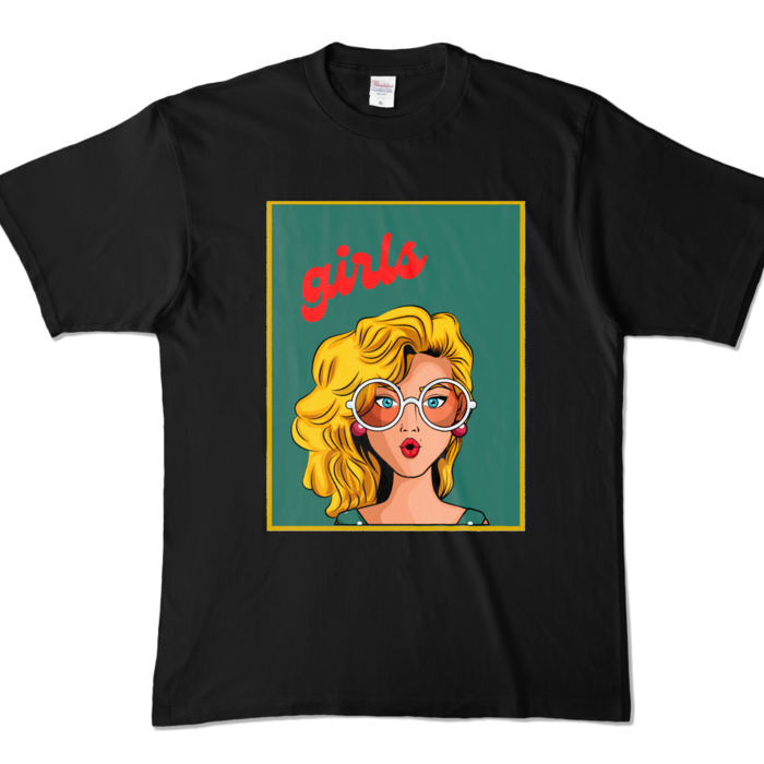 カラーTシャツ - XL - ブラック (濃色)