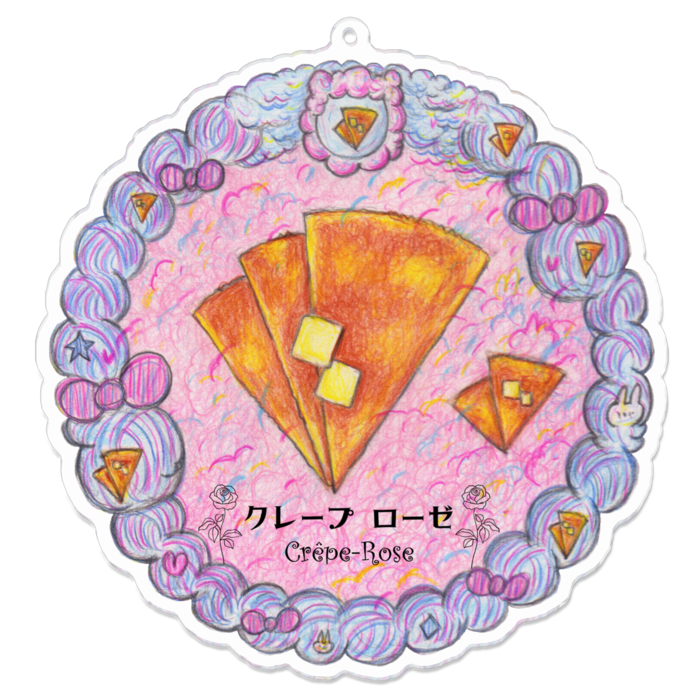 アクリルキーホルダー - 100 x 100 (mm)