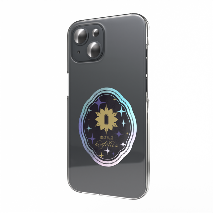 オーロラスマホステッカー[Black] 