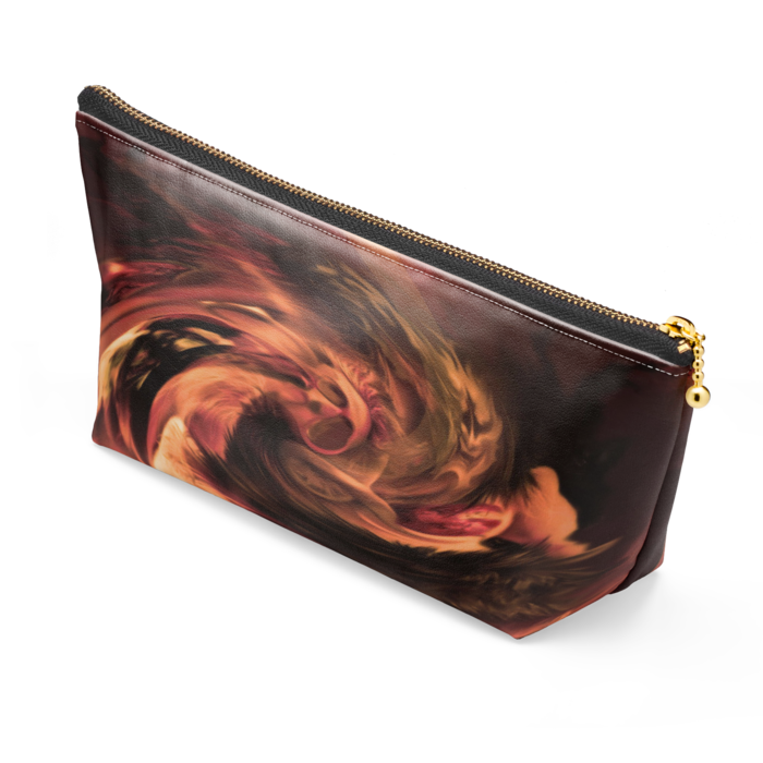 ポーチ - 長さ21.5cm / 高さ10cm - ブラック