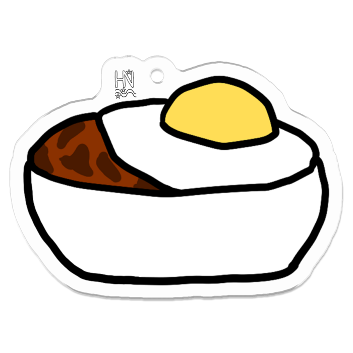 アクリルキーホルダー（コーティング） - 50 x 50 (mm)