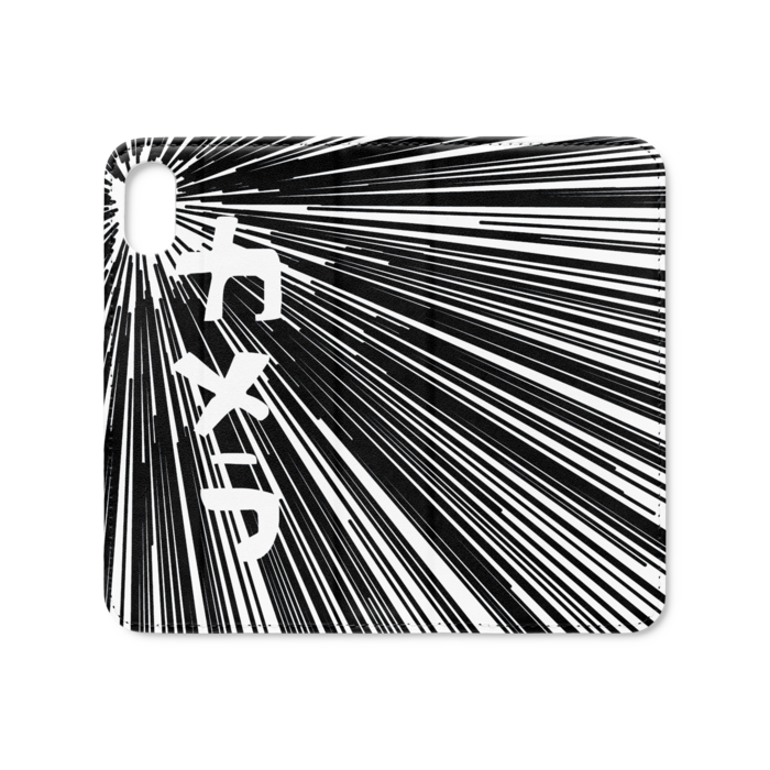 手帳型iPhoneケース(ベルトなし) - iPhone XS / X - ストラップ穴 なし