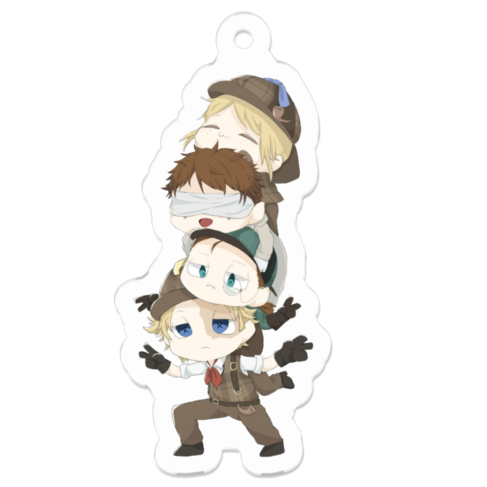 アクリルキーホルダー - 50 x 50 (mm)