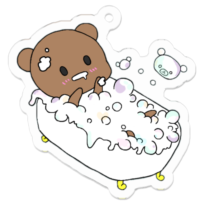 アクリルキーホルダー - 50 x 50 (mm)