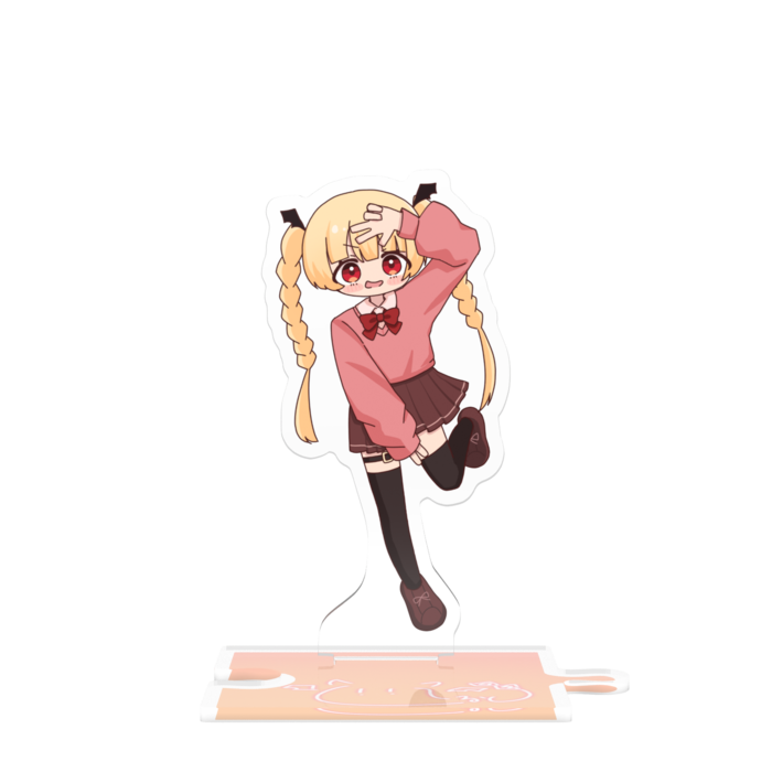 つながるアクスタ ピンク 80mm