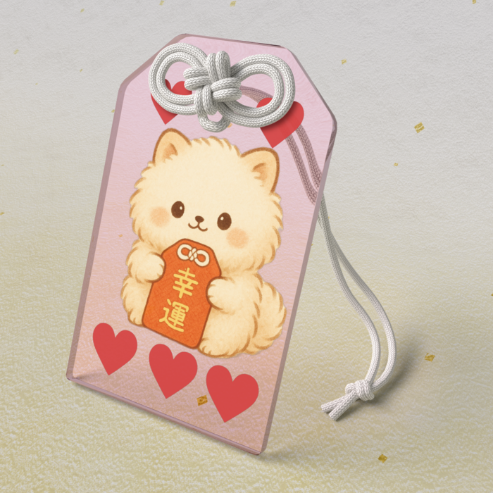 アクリルお守り - 50 × 80mm