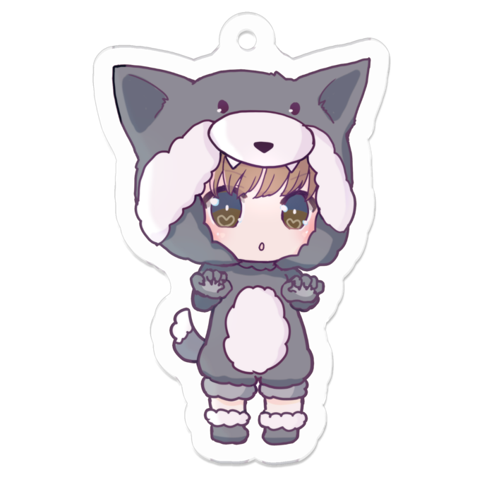 アクリルキーホルダー - 50 x 50 (mm)