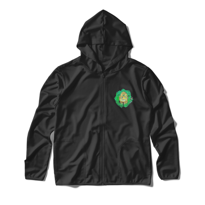 ジップパーカー - M - ブラック