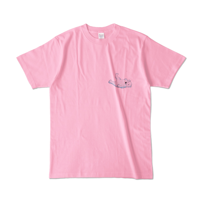 カラーTシャツ - L - ピーチ (淡色)