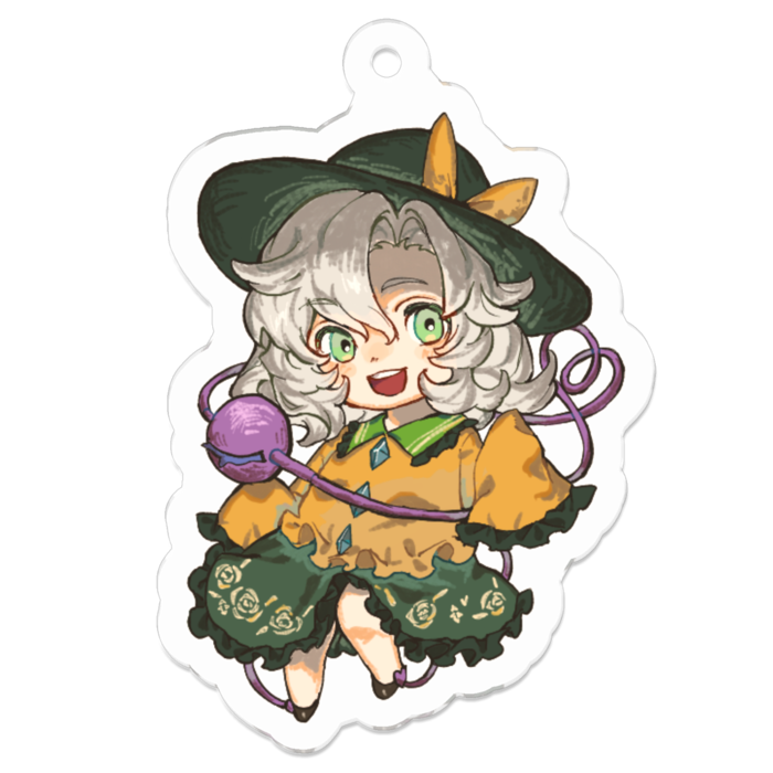 アクリルキーホルダー - 50 x 50 (mm)