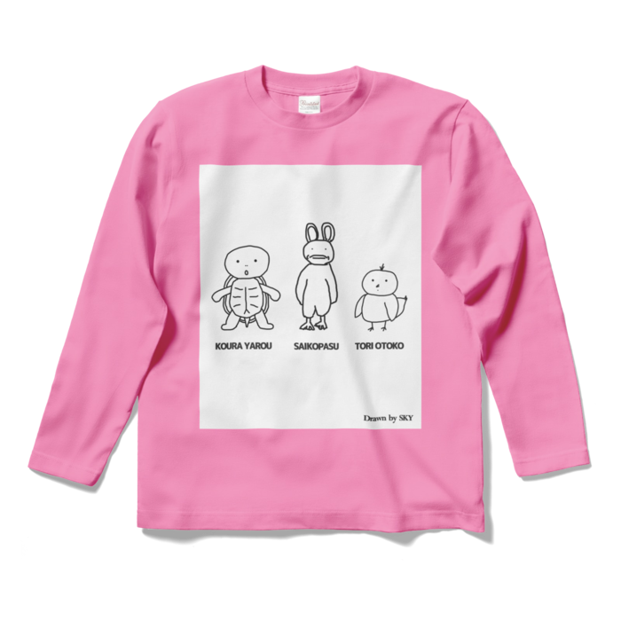 ロングスリーブTシャツ - S - ピンク