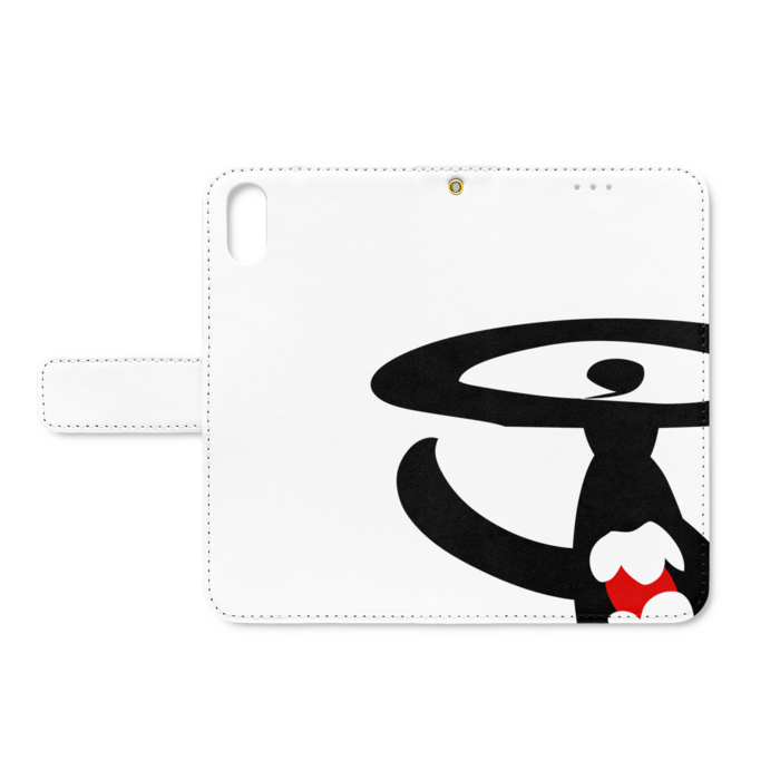 手帳型iPhoneケース - iPhone X - ストラップ穴 あり