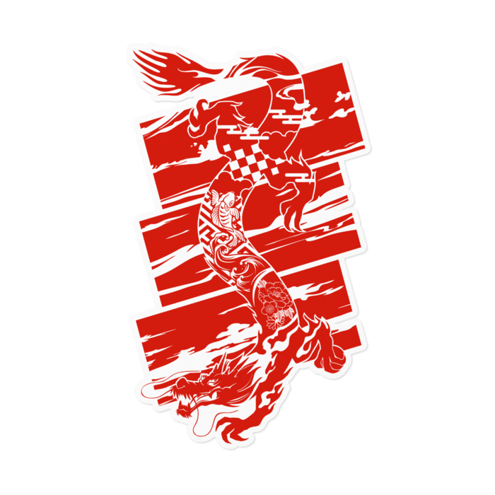 ステッカー - 160 x 160 (mm)