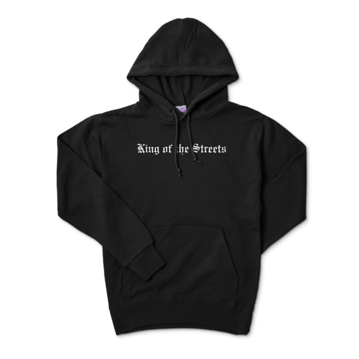 bull hoodie black/white S