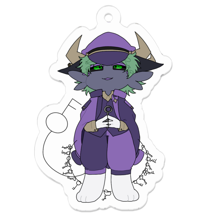 アクリルキーホルダー - 50 x 50 (mm)