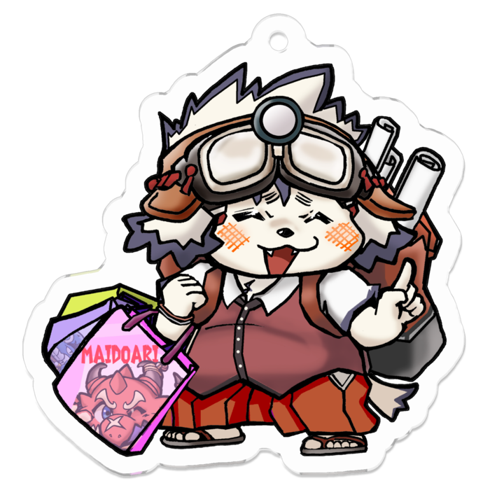 アクリルキーホルダー - 50 x 50 (mm)