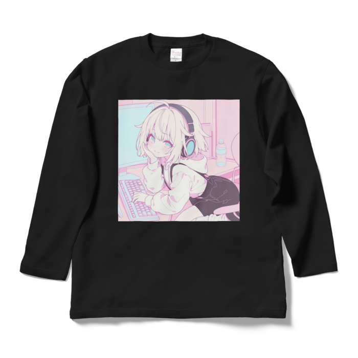 ロングスリーブTシャツ - L - ブラック