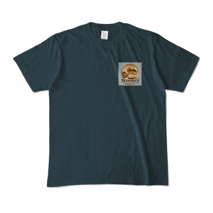 カラーTシャツ - M - デニム (濃色)