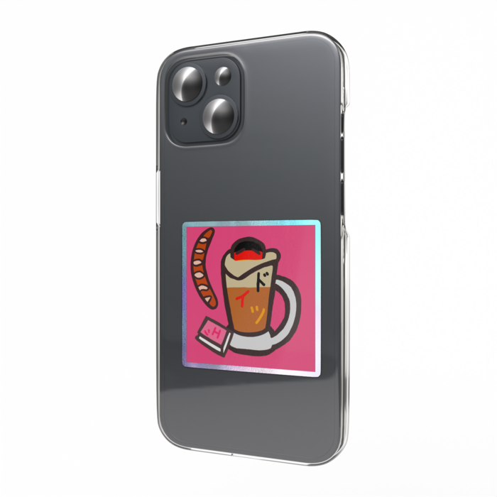 オーロラスマホステッカー - W55 × H91mm 以内