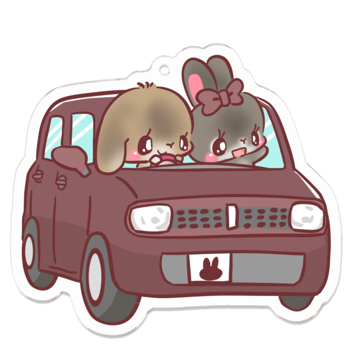 アクリルキーホルダー - 70 x 70 (mm)