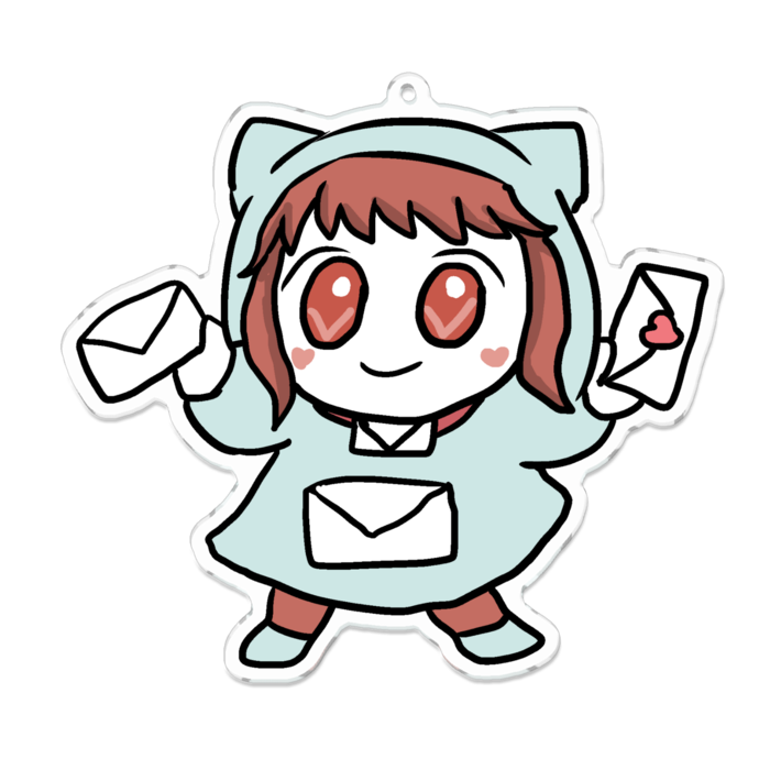 アクリルキーホルダー - 100 x 100 (mm)