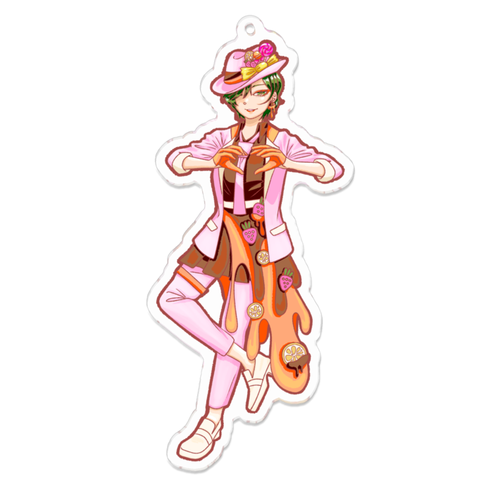 アクリルキーホルダー - 100 x 100 (mm)