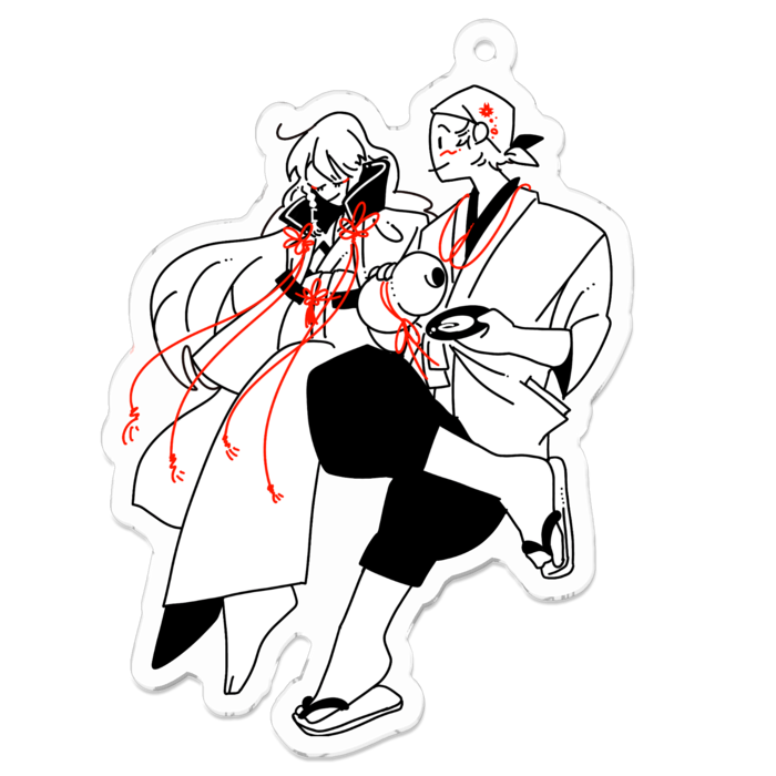 アクリルキーホルダー - 70 x 70 (mm)