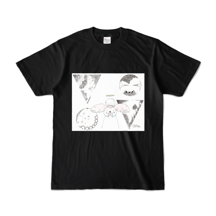 カラーTシャツ - S - ブラック (濃色)