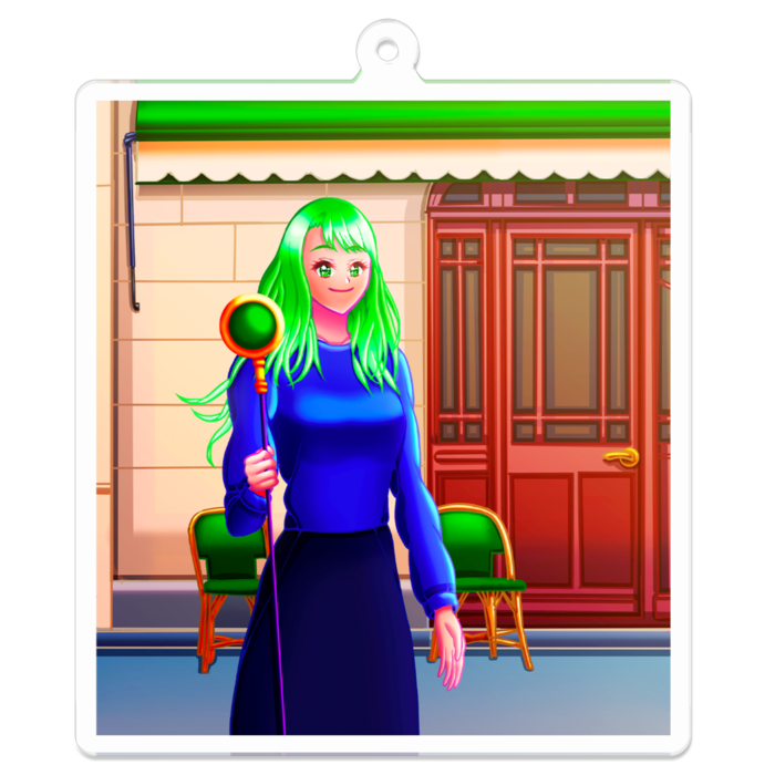 アクリルキーホルダー - 70 x 70 (mm)