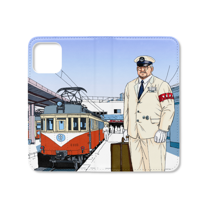 鉄道員の浪漫 Iphone12 12pro手帳型ケース Atelier Mustache By 菅嶋さとる Booth