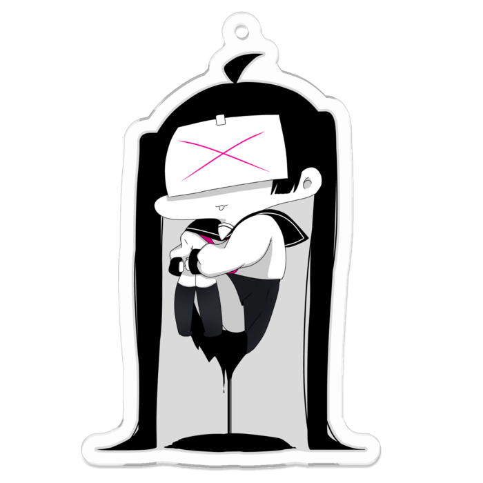 アクリルキーホルダー（コーティング） - 70 x 70 (mm)