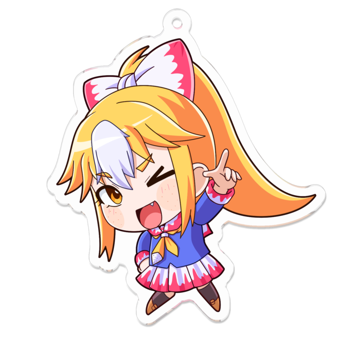 アクリルキーホルダー（コーティング） - 70 x 70 (mm)