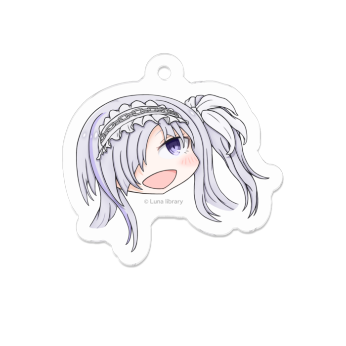 アクリルキーホルダー（コーティング） - 50 x 50 (mm)