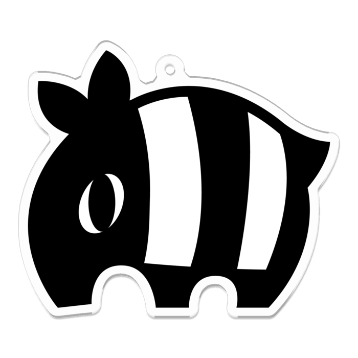 アクリルキーホルダー - 70 x 70 (mm)