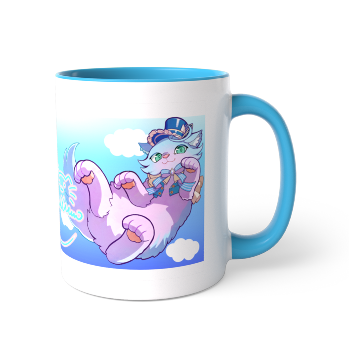 ツートンカラーマグカップ - 直径 8.2cm / 高さ 9.5cm