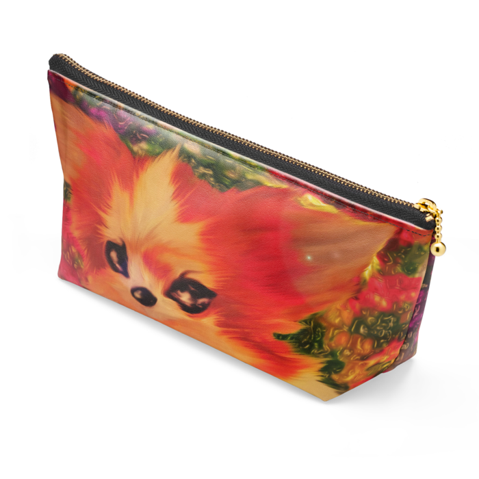 ポーチ - 長さ21.5cm / 高さ10cm - ブラック