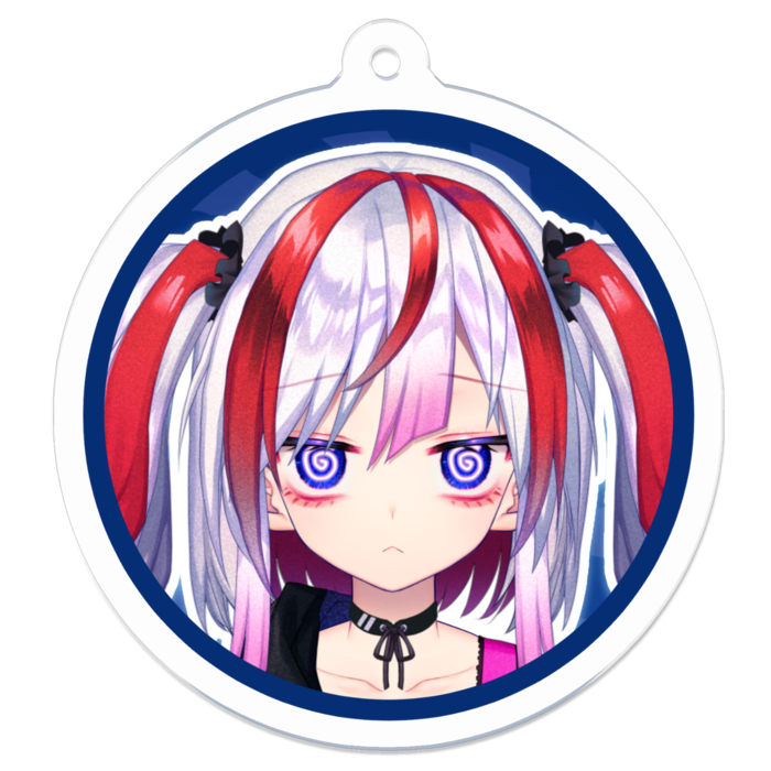 アクリルキーホルダー（コーティング） - 50 x 50 (mm)