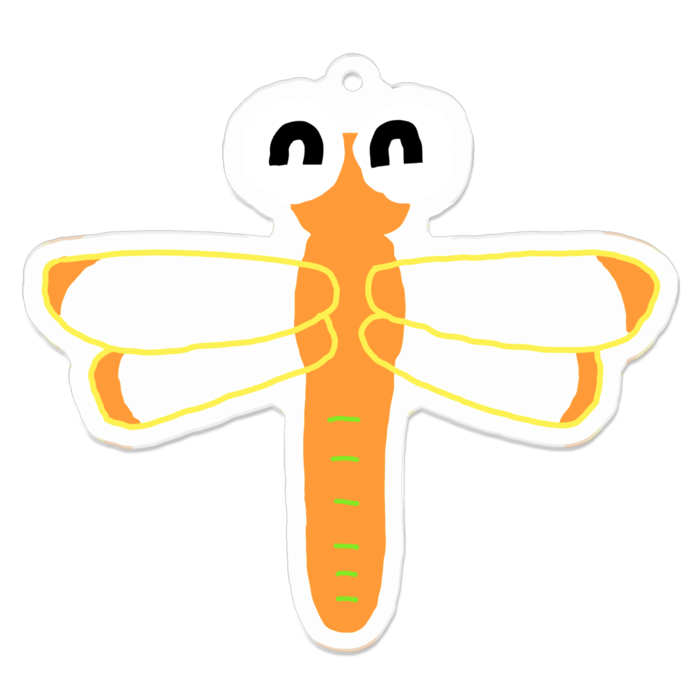 アクリルキーホルダー - 70 × 70mm 