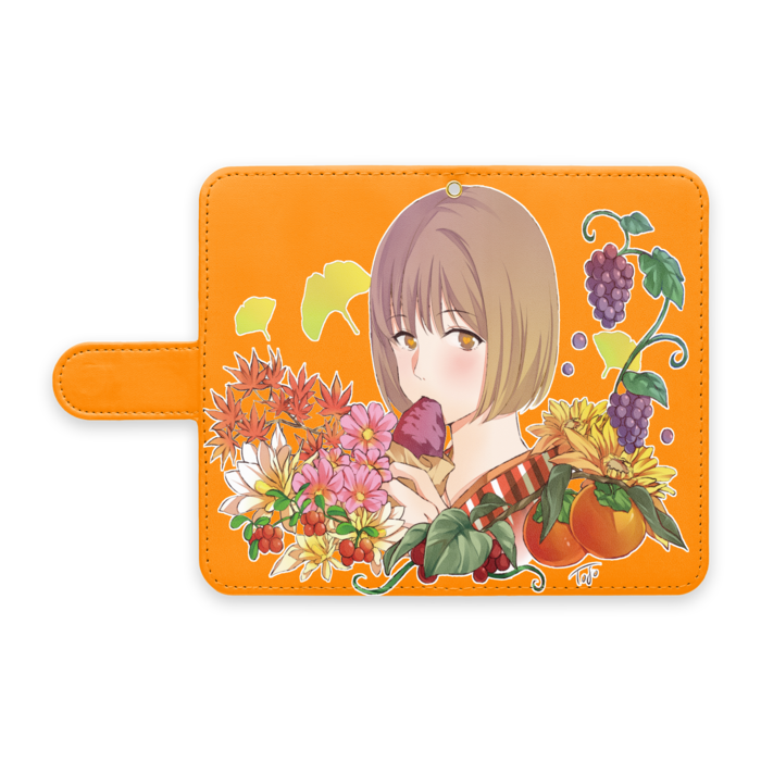 手帳型Androidケース - S - ストラップ穴 あり