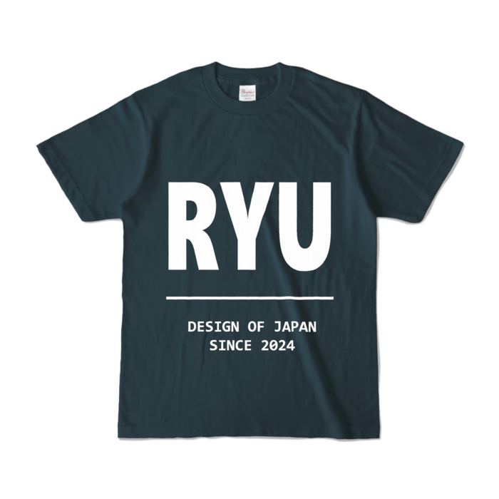 カラーTシャツ - S - デニム (濃色)