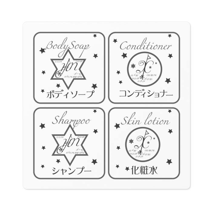 ステッカー - 100 x 100 (mm)