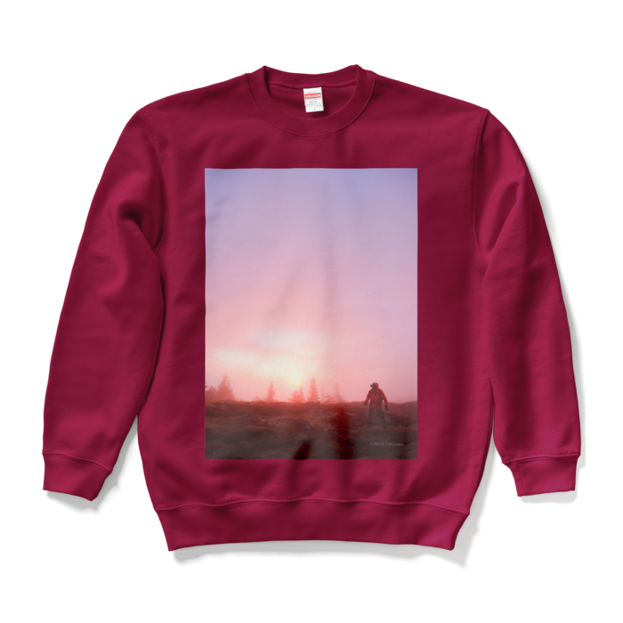 スウェット - L - バーガンディ