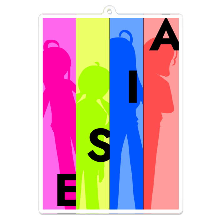 アクリルキーホルダー - 100 x 100 (mm)