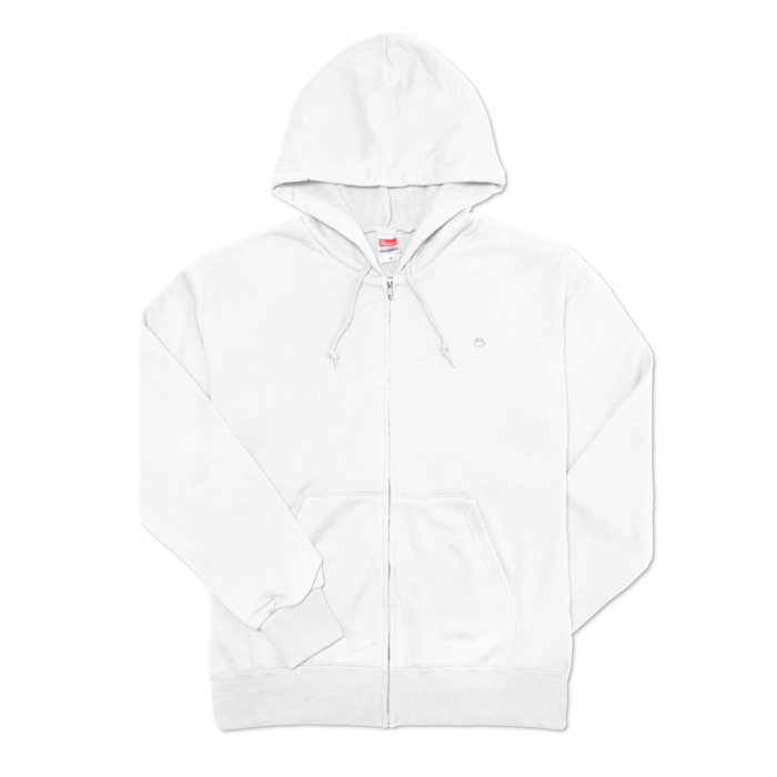 ジップパーカー - M - ホワイト