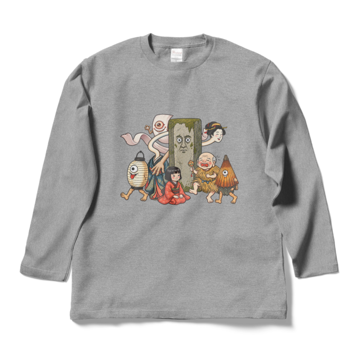 ロングスリーブTシャツ - L - 杢グレー
