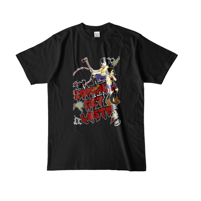 カラーTシャツ(濃色) - L - ブラック