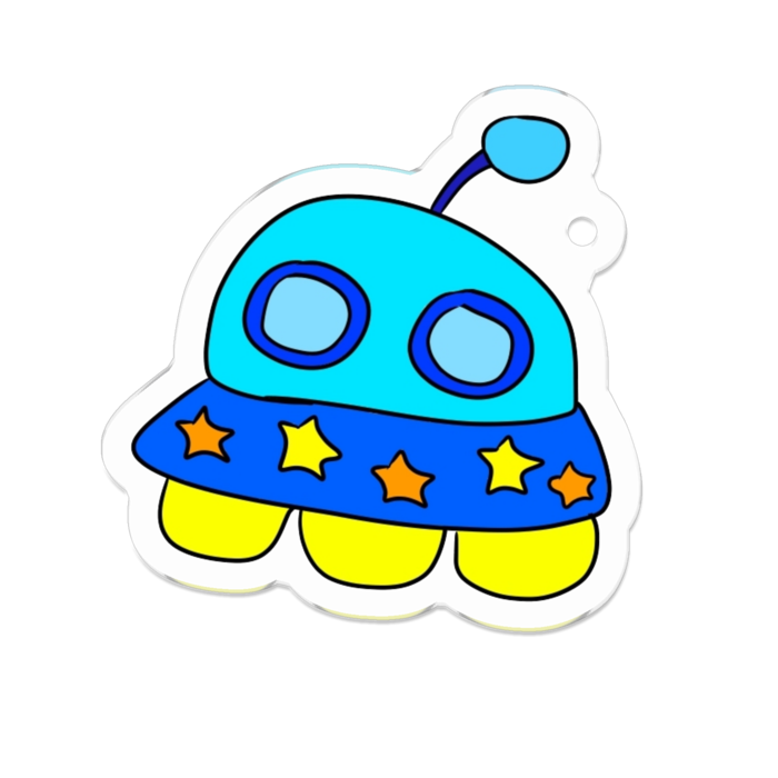 アクリルキーホルダー - 50 x 50 (mm)