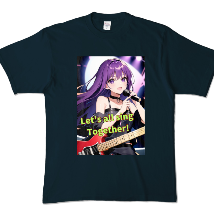 カラーTシャツ - XL - ネイビー (濃色)
