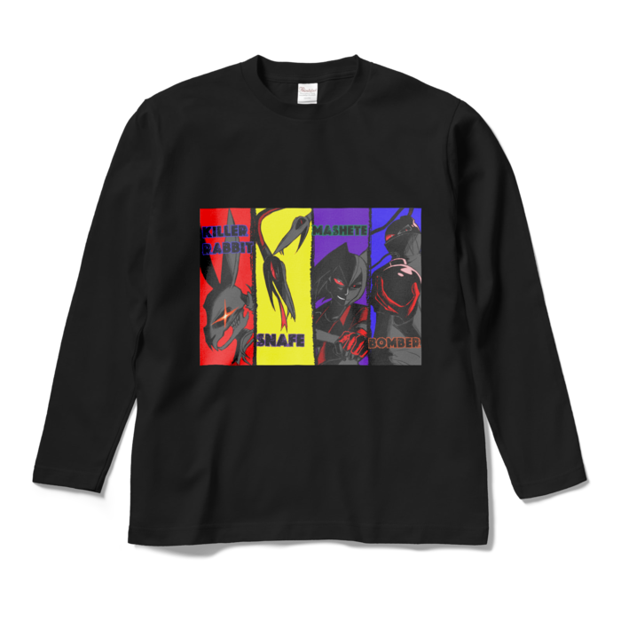 ロングスリーブTシャツ - M - ブラック